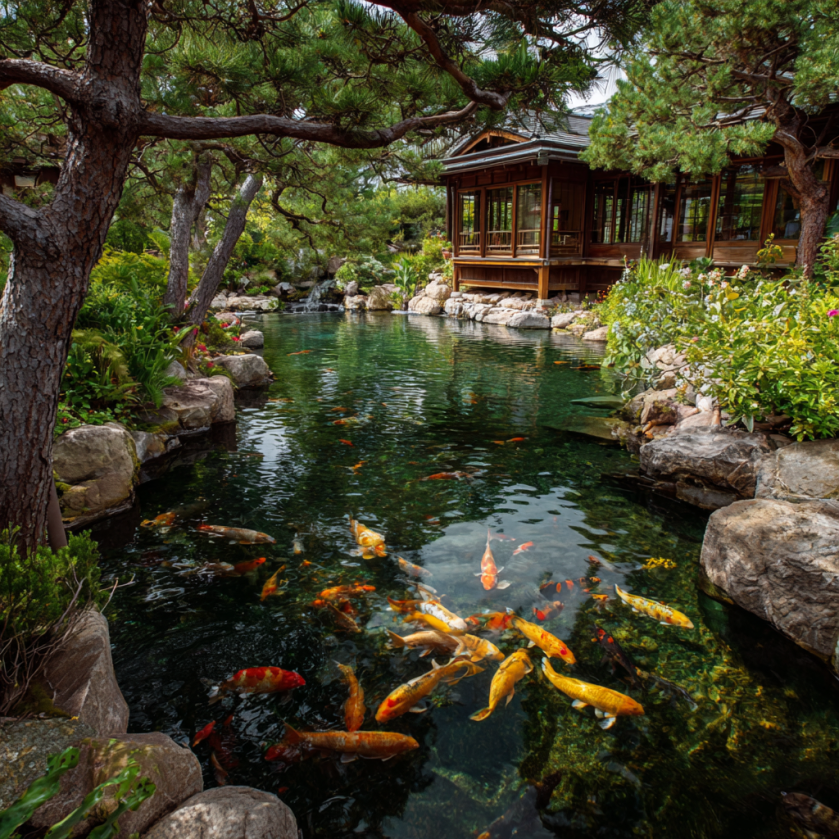 Designing a Serene Koi Pond
