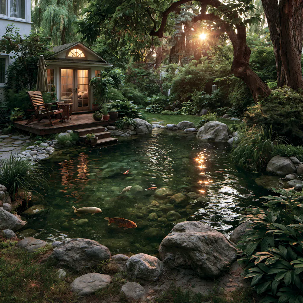 eco friendly koi pond